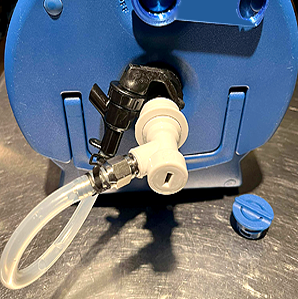 Pinter Brew Test With Carbonation Fittings