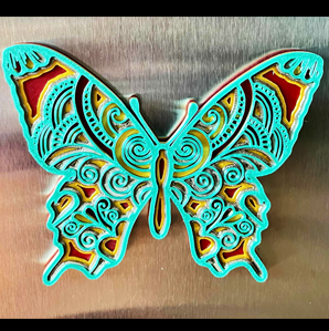 Teal Butterfly